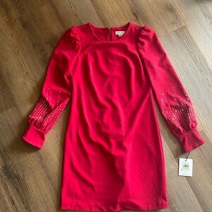 Calvin Klein Long Sleeve Cocktail Dress